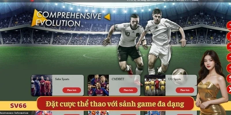 Đặt cược thể thao tại SV66 với nhiều sảnh game đa dạng